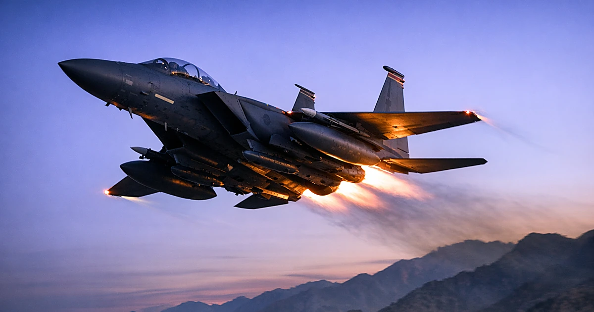 US F-15E Fighter Jet Shot Down Over Iran, Crew Rescue Underway