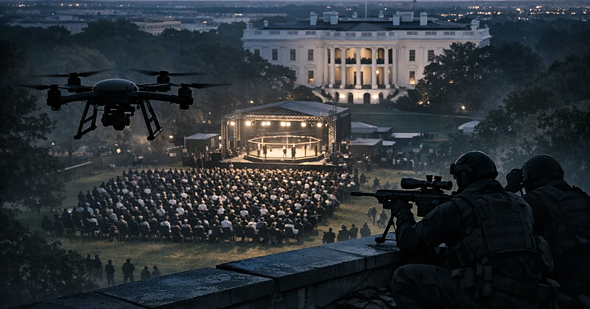 FBI Stops Drone & Sniper Attack Plot on White House UFC Event